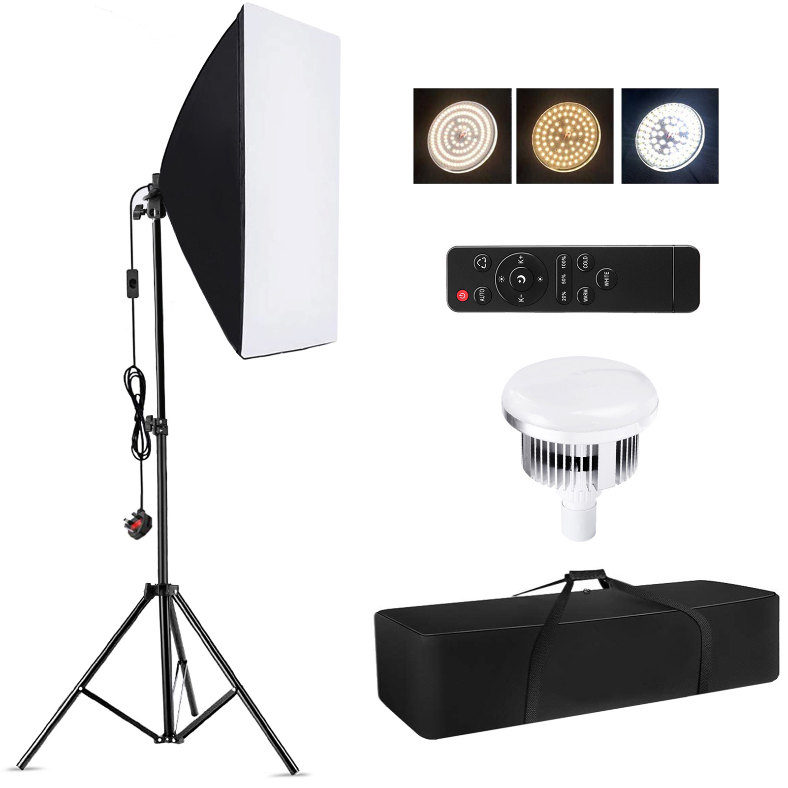 Photography Lighting Set - Camnoon Studio Fotoğrafçılık Işık Seti Softbox