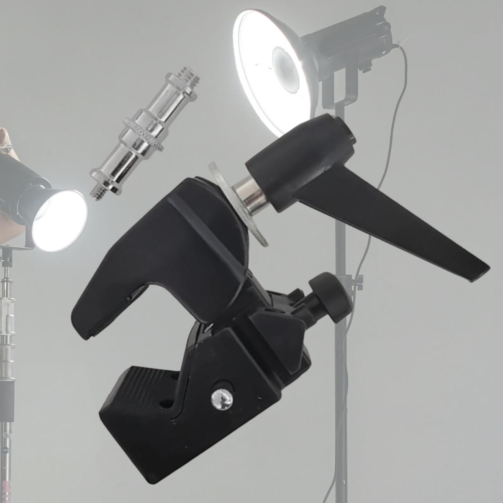 Photography Lighting Mounting Hardware - Fotoğrafçılık Işık Kelepçesi Süper Kelepçe Donanım