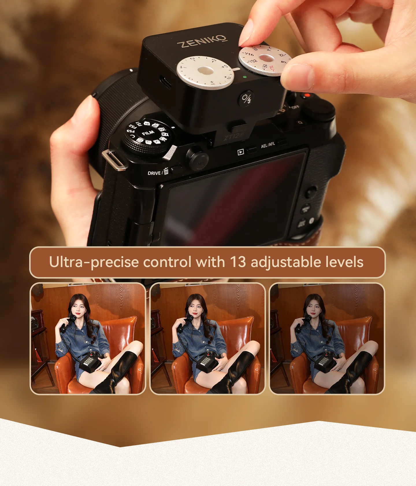Photography Lighting Brand - ZENIKO ZT12 Kompakt Retro TTL Speedlite