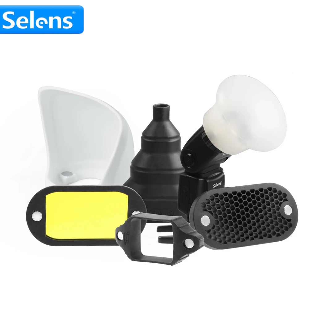 Snoot Flash Modifier - Selens üst flaş manyetik aksesuarları 7