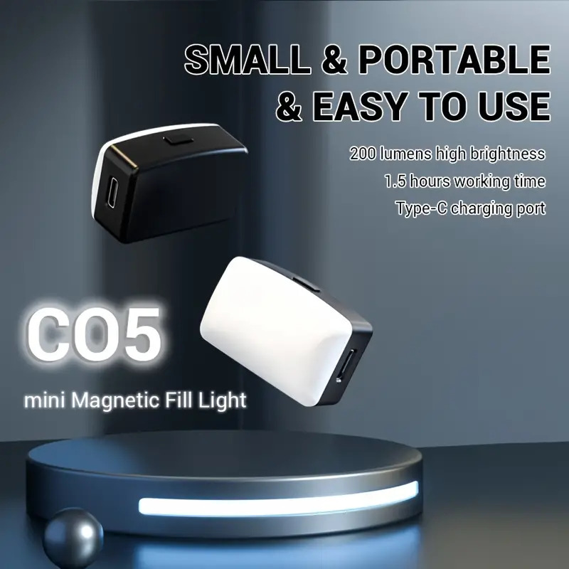 Photography And Lighting - Mini Manyetik LED Selfie Işık IPhone