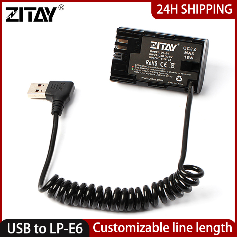 Photography Lighting For Dummies - ZITAY USB - LP-E6 Kamera Sahte