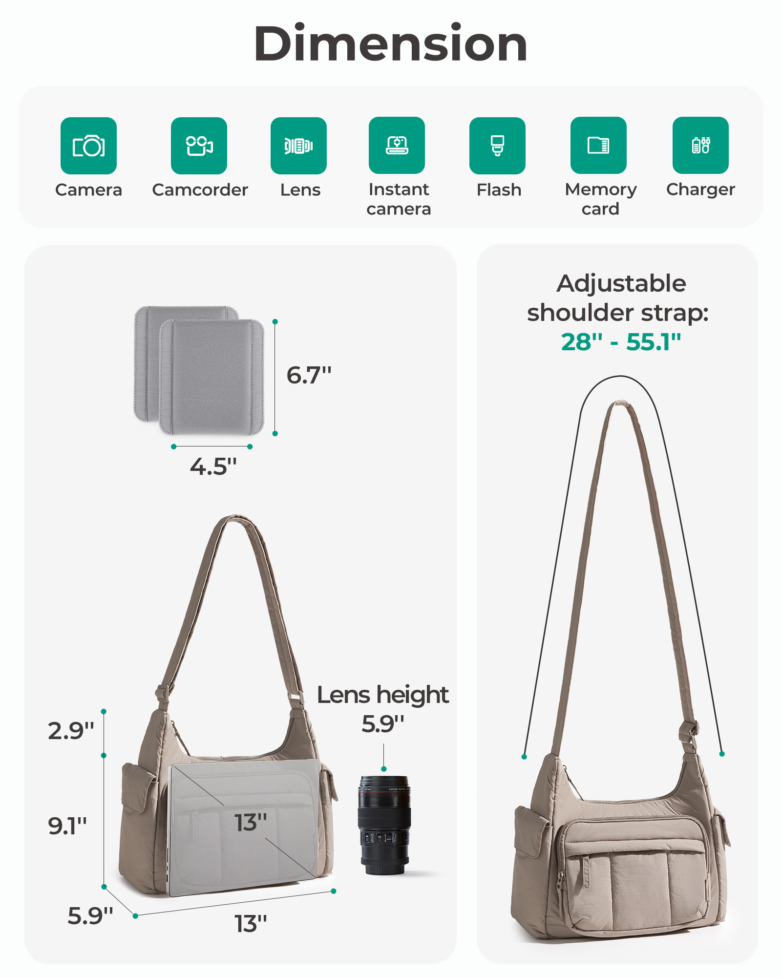 BAGSMART 2'si 1 Arada Fotoğraf - Photography Lighting Equipment Bags incelemesi ve fiyatı