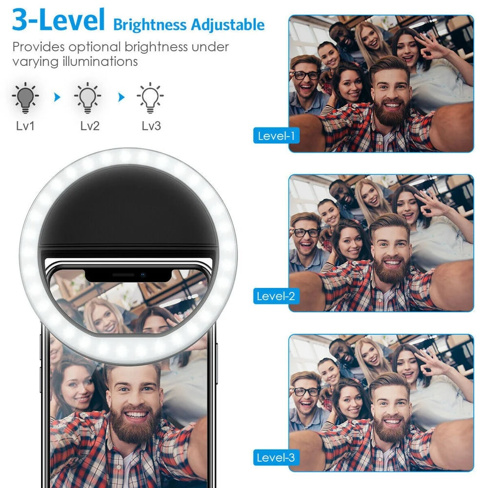 LED Selfie Dolgu Işığı USB Şar - Photography And Lighting incelemesi ve fiyatı