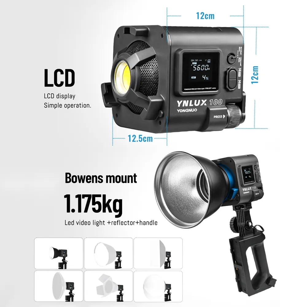 YONGNUO YNLUX100 100W 3200K-56 - Photography And Lighting incelemesi ve fiyatı