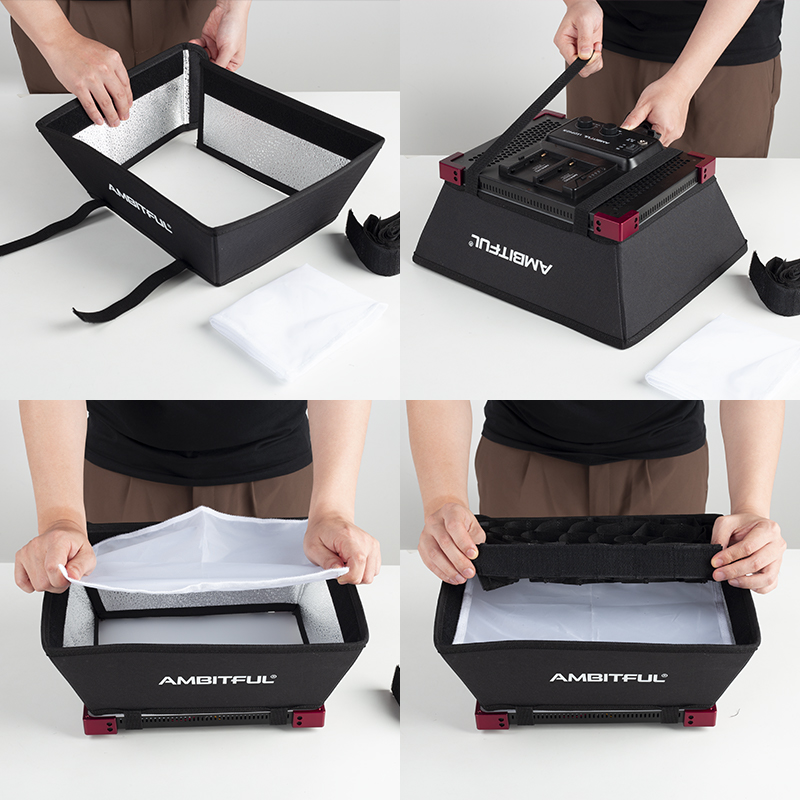 AMBITFUL LEDP60C Özel Softbox  - Photography Lighting Brand incelemesi ve fiyatı