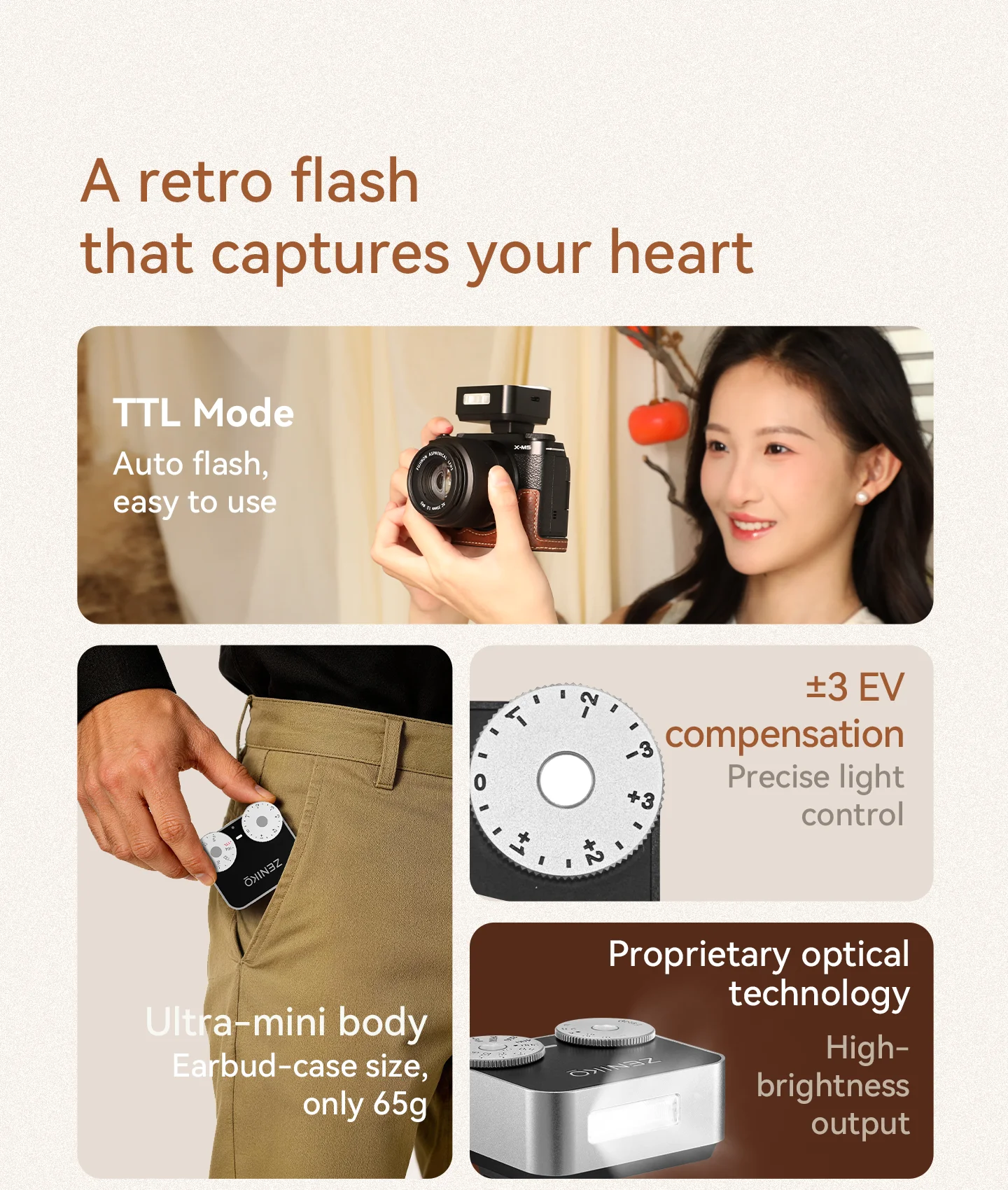 ZENIKO ZT12 Kompakt Retro TTL  - Photography Lighting Brand incelemesi ve fiyatı